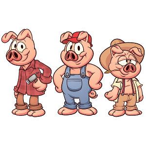 I tre porcellini